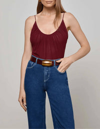 L'Agence - Gelina Ruched Bodysuit