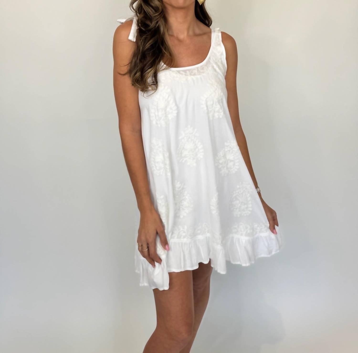 Pranella Remi Dress in white - women's dress