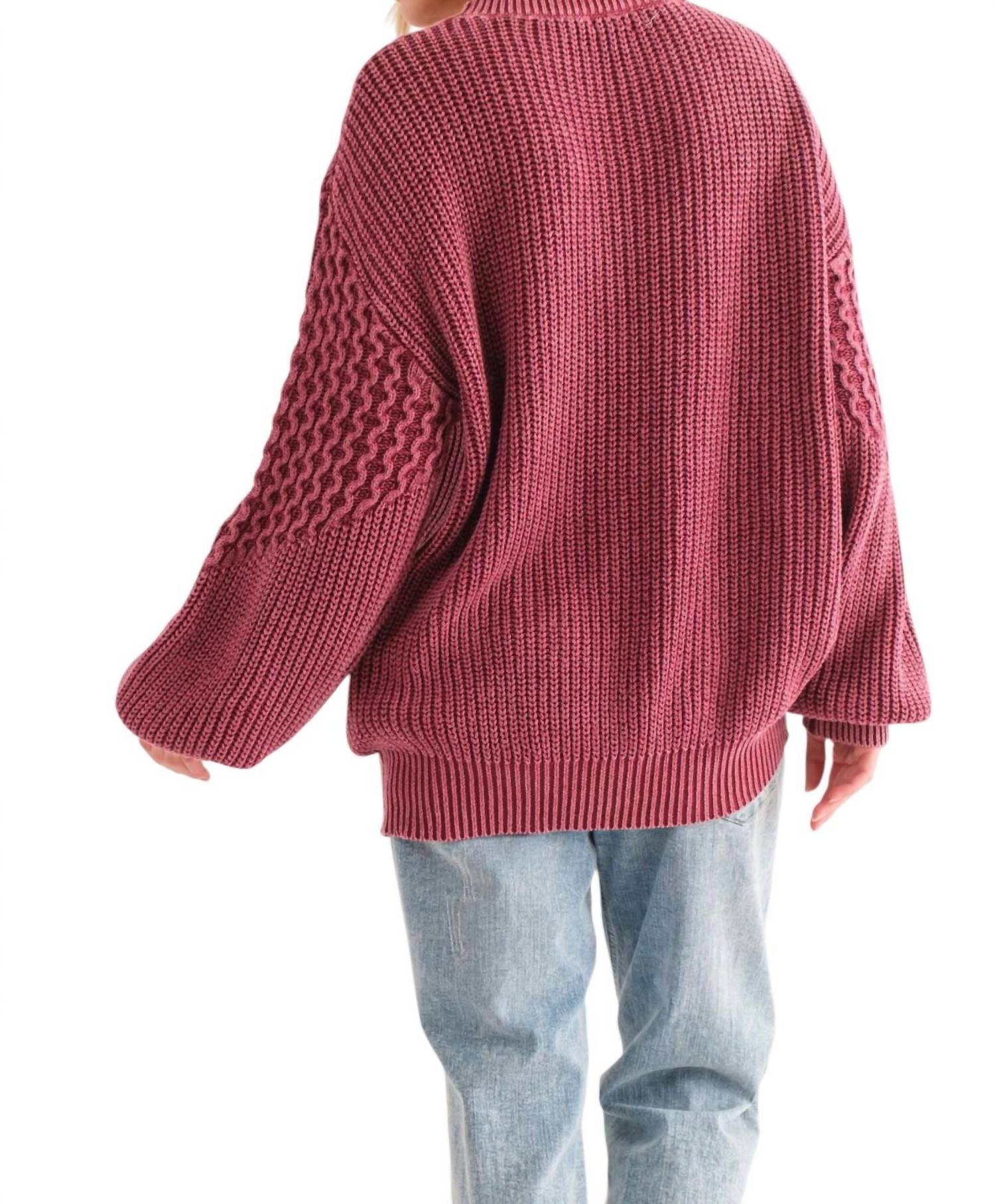 And The Why - Classic Feelings Textured Sweater
