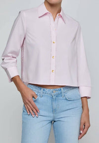 L'Agence - Fawn Piping Scarf Blouse