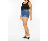 Kancan - High Rise Curvy Cuff Shorts