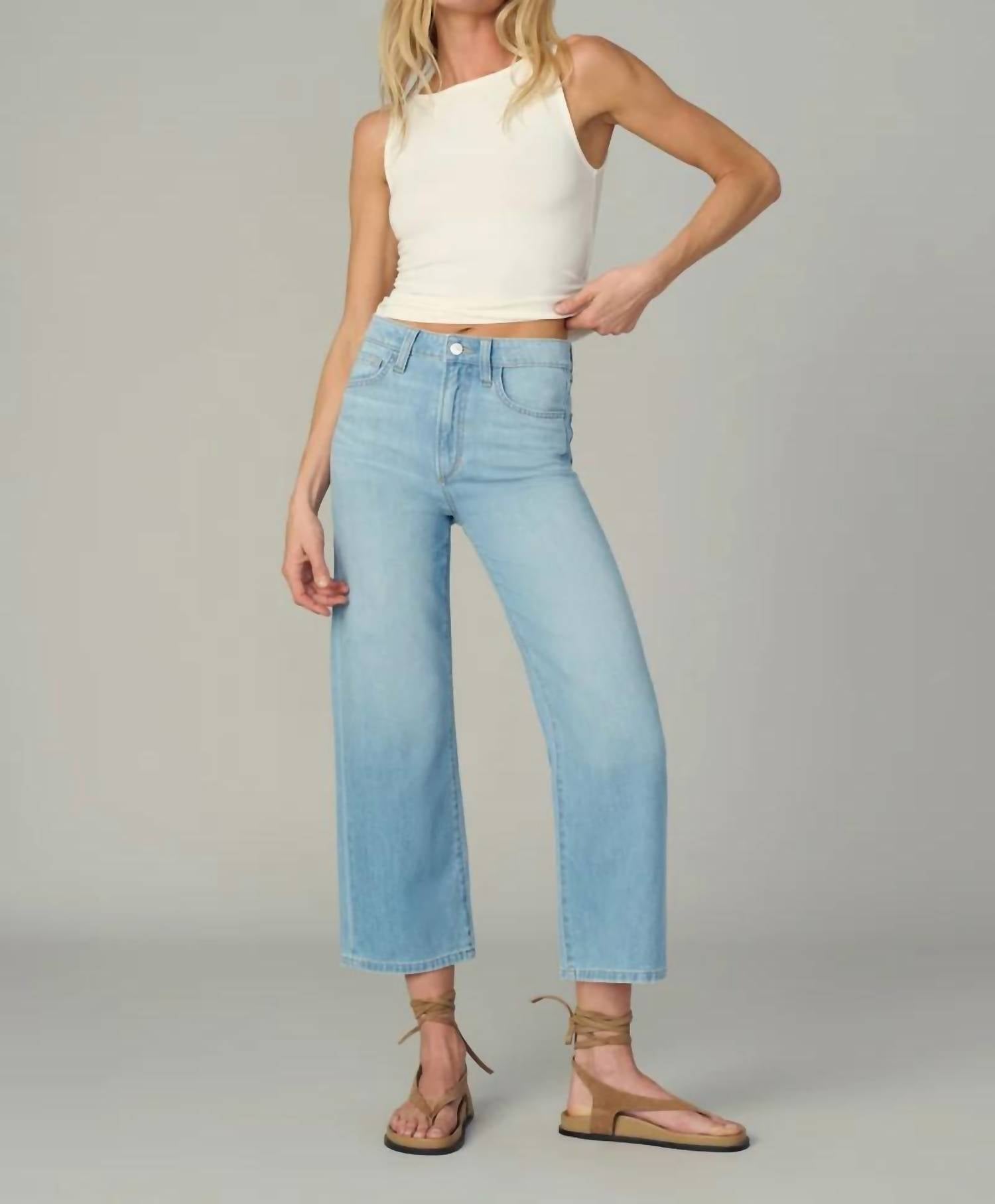 Joe'S Jeans - Blake High Rise Wide Leg Crop Jeans