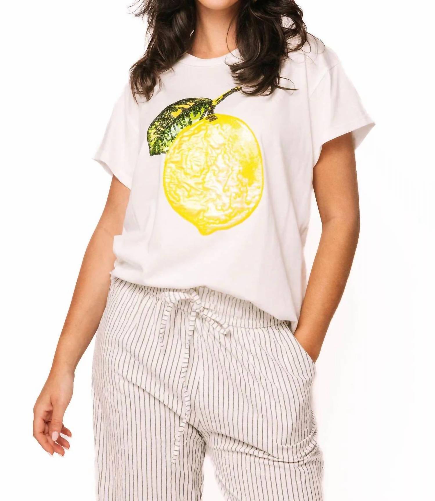 Queen Of Sparkles - Lemon Short Sleeve Tee