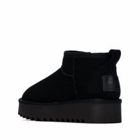Refresh - Women's Casual Platform Suede Ankle Booties