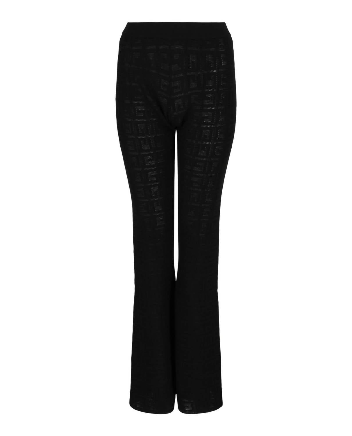 Givenchy Women's 4g Monogram Knit Leggings in black - women's pants