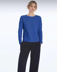 Elliott Lauren - Waffle Stitch Drop Shoulder Sweater