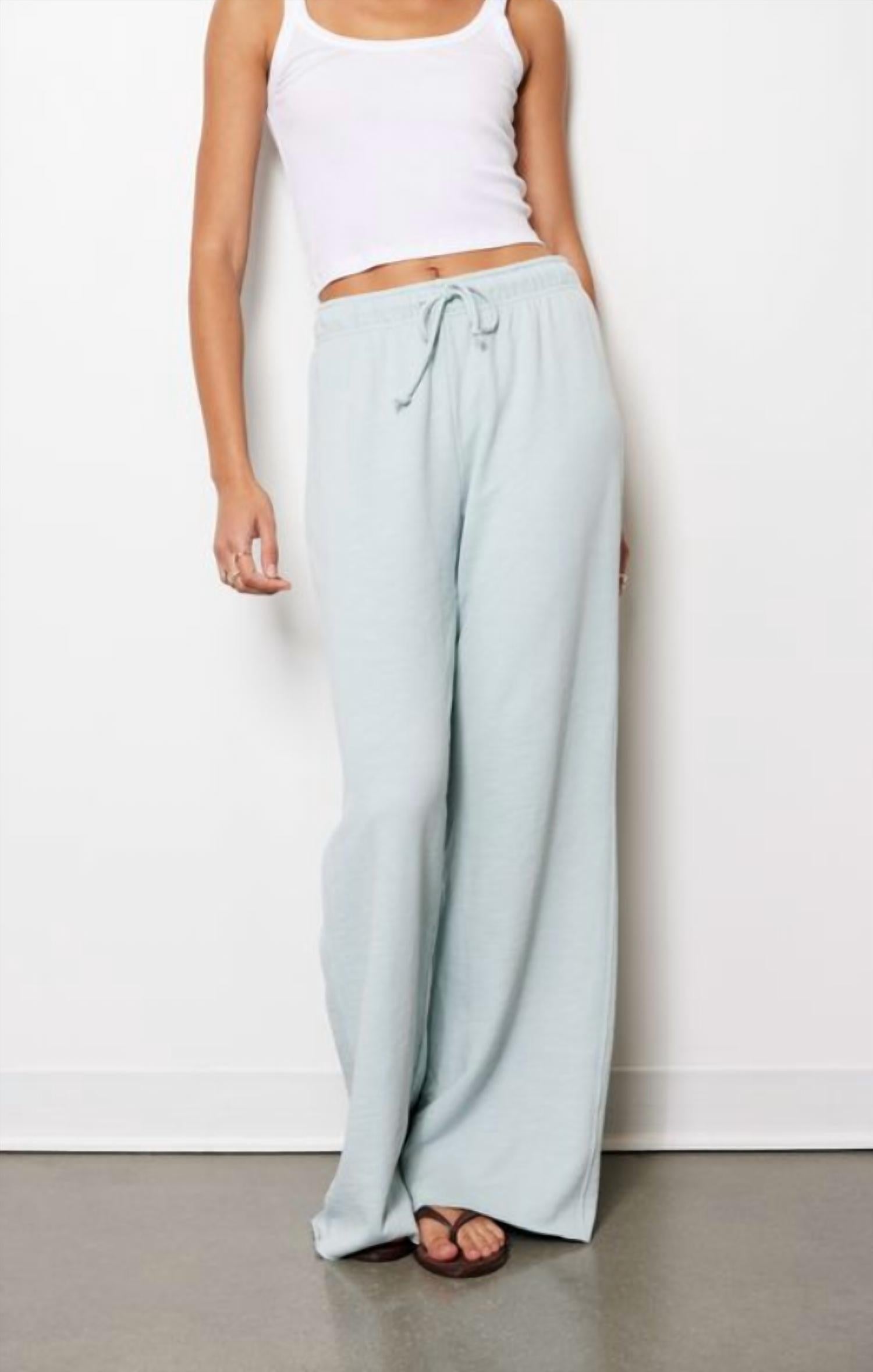 Bobi - Wide Leg Drawstring Pant