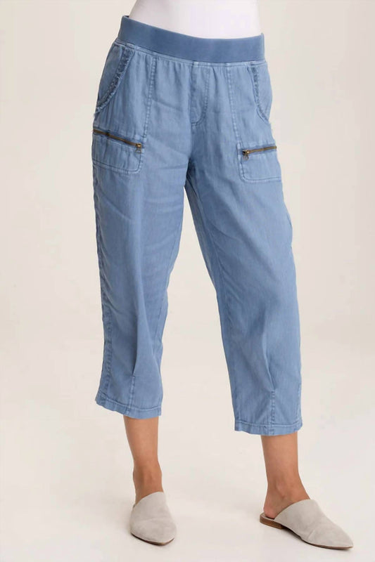 Xcvi - Camden Linen Tapered Crop Pant