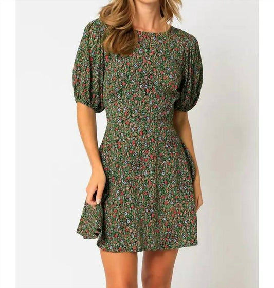 Olivaceous - Irena Mini Dress