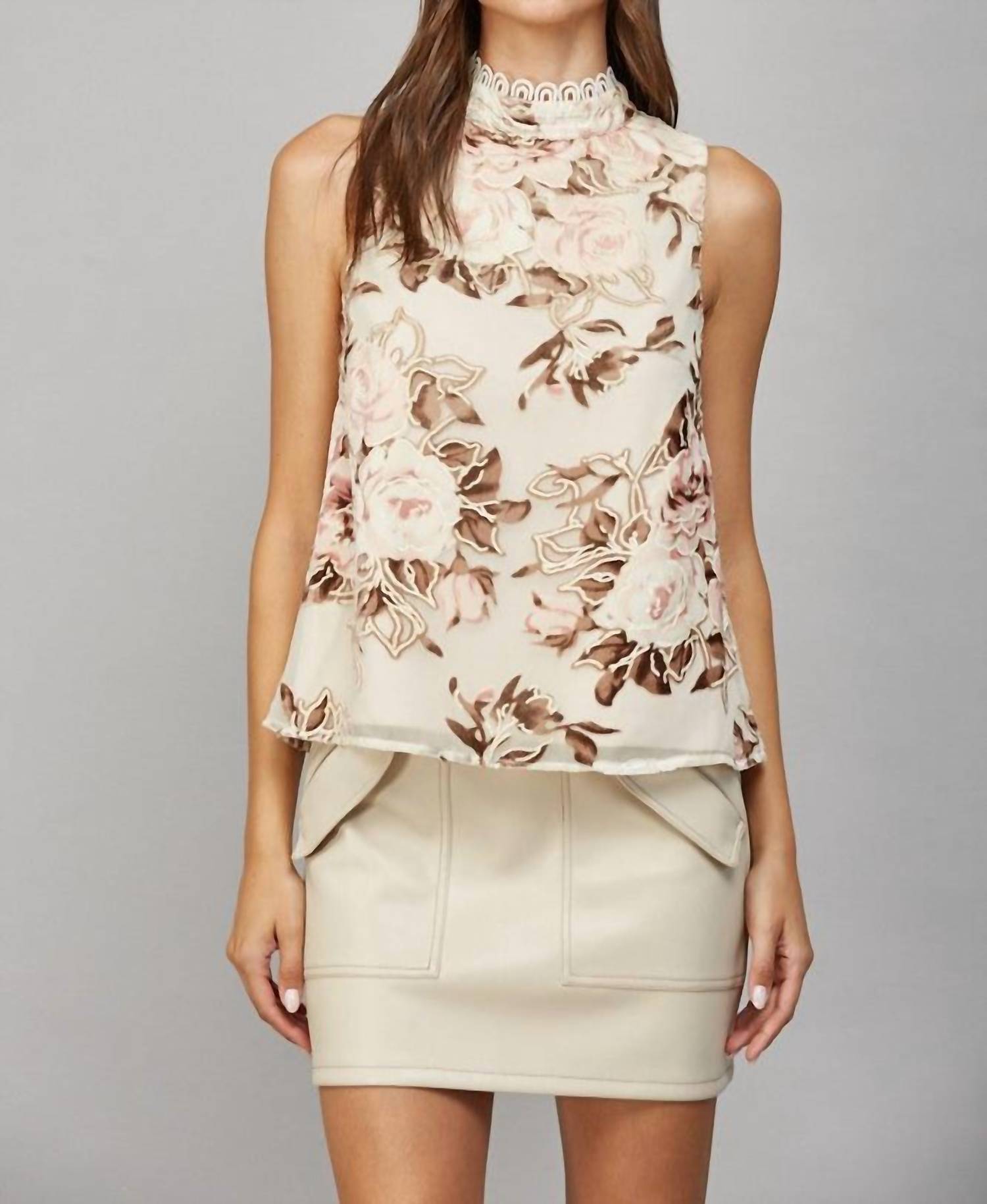 Fate By Lfd - Velvet Bloom Top