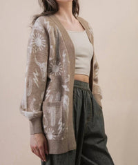 Very J - Oversized Western Cardigan