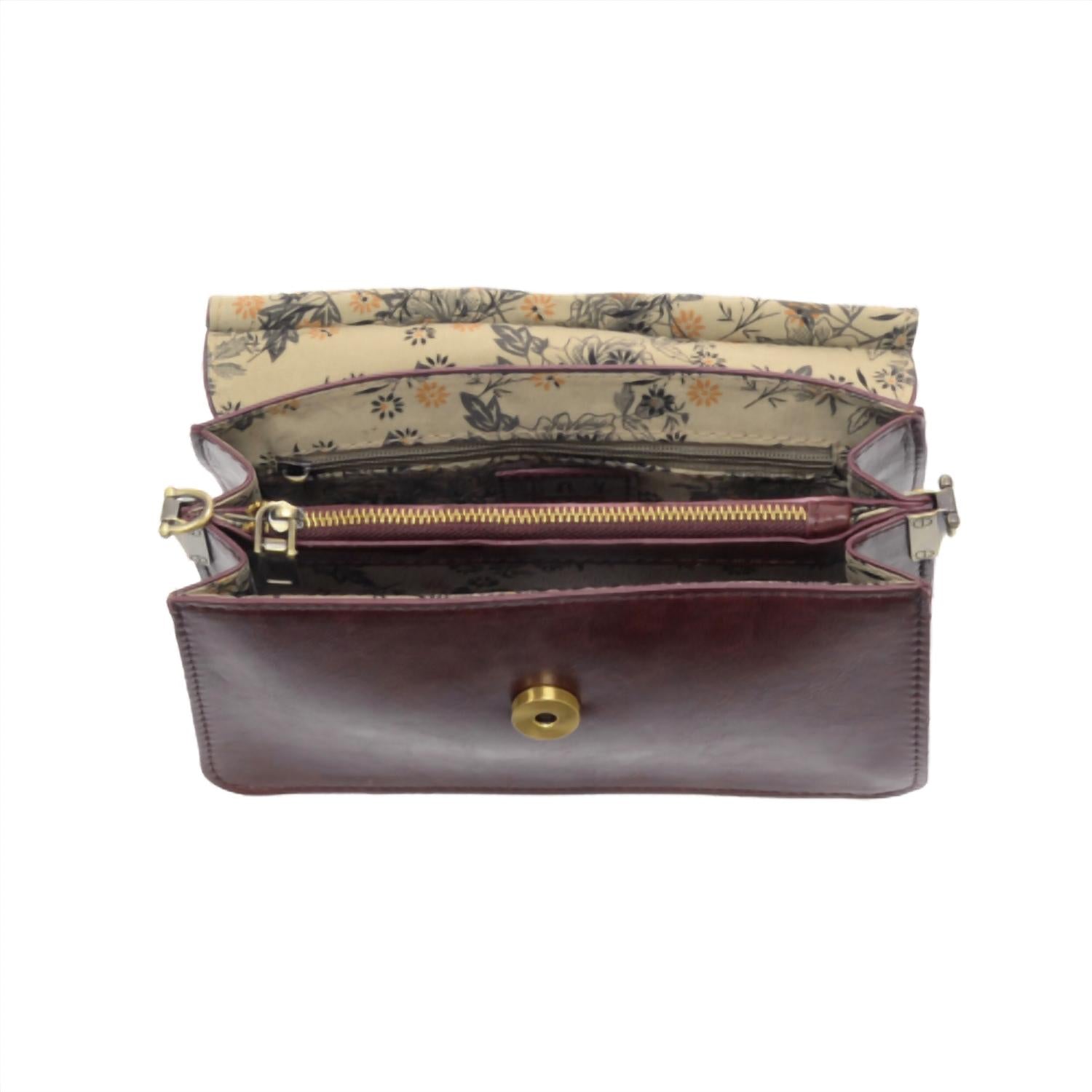 Joy Susan Women's Aria Ring Wristlet in purple - women's bag - detail view