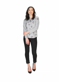 Papillon - Bird Print Sweater