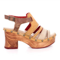 BEDSTU Women's Falabella Sandals in cafe lux - women's sandal - detail view