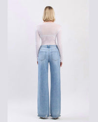 Vervet By Flying Monkey - Felicity High Rise Baggy Wide Jeans