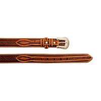 Myra - Women's Vandal Hand-tooled Leather Belt