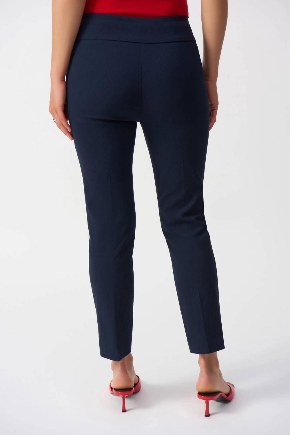 Joseph Ribkoff - Textured Jacquard Cropped Pants