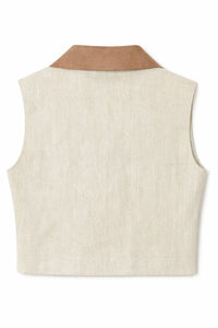 Matthew Bruch - Cropped Collared Vest