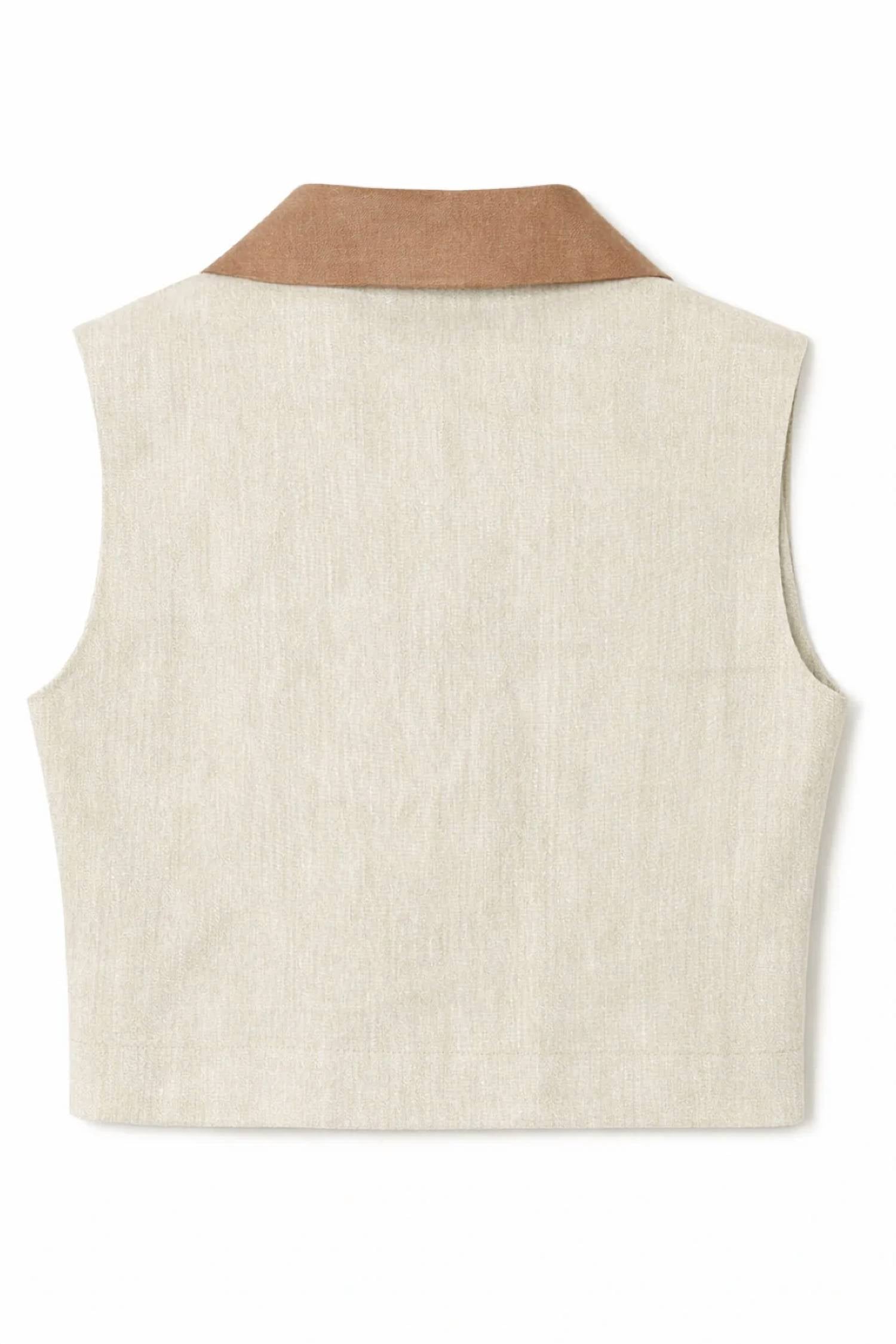 Matthew Bruch - Cropped Collared Vest