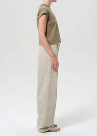 AGOLDE Yuna Utility Pants in pumice - women's pants - detail view