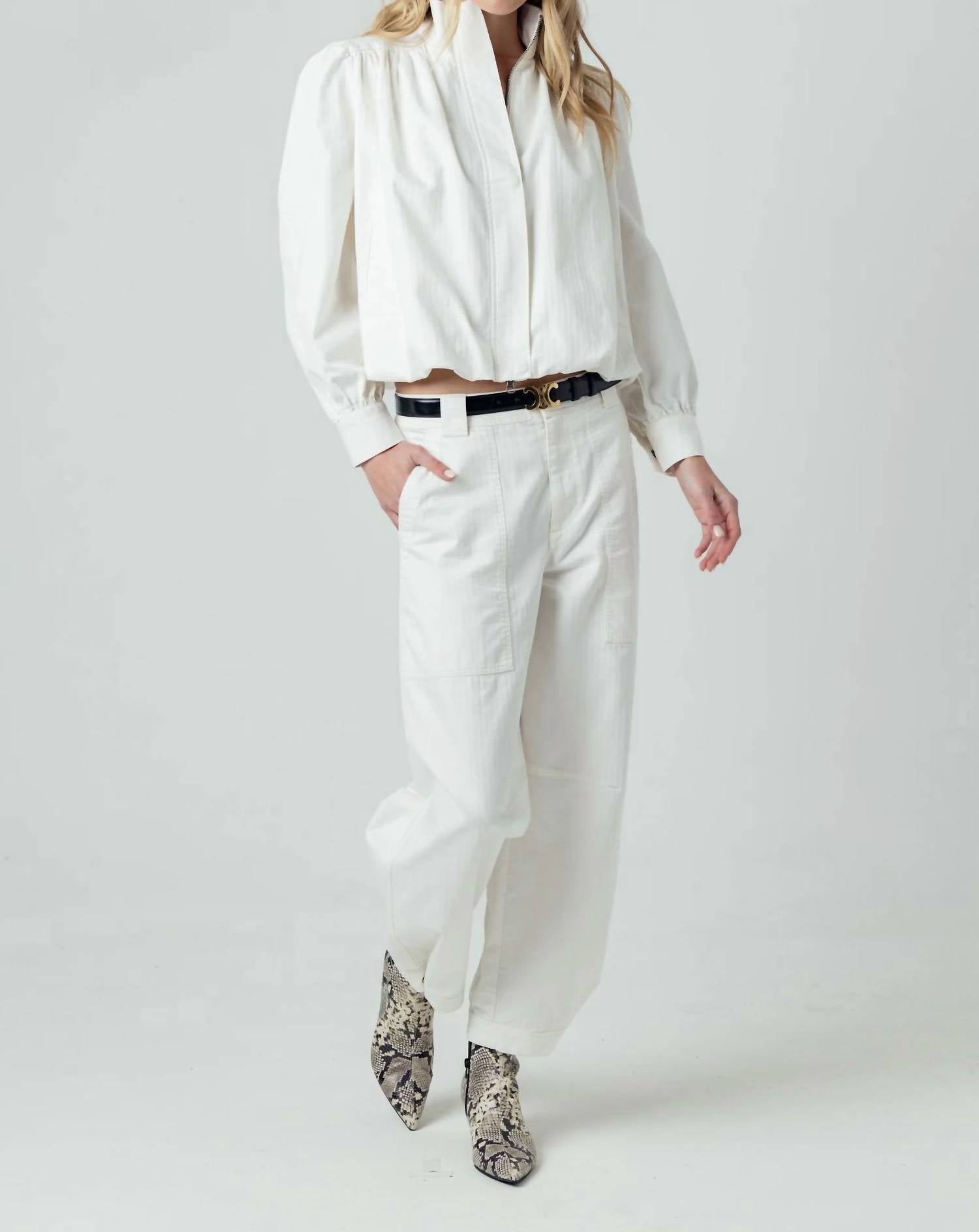 Sundays - Elodie Subtle Bubble Hem Jacket