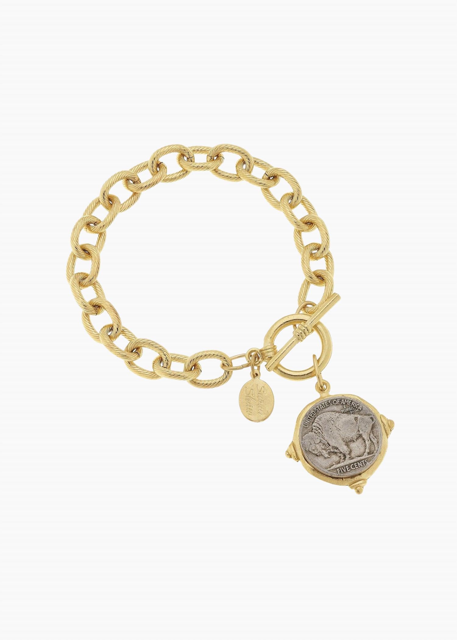 Susan Shaw - Women's Buffalo Nickel Bracelet