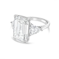 Diana M Jewels - Women's Emerald & Trillion Lab-Grown Diamond Jewelry (2.00 Ct) - Classic