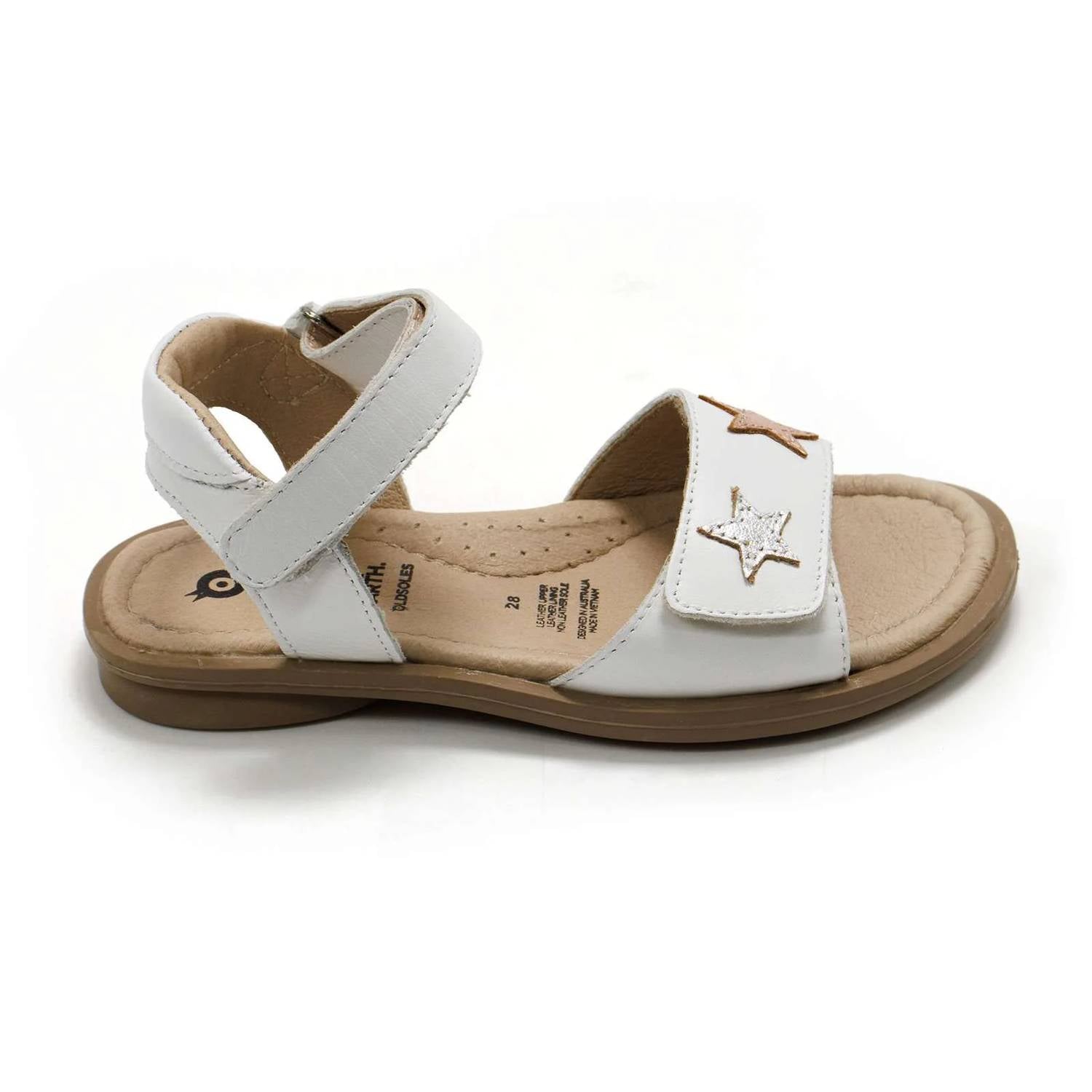 Oldsoles - Toddler's Dazzle Adjustable Leather Sandals