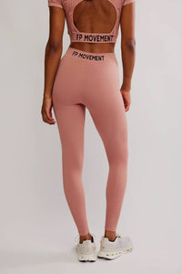 Free People Long Haul Legging in petal - women's pants - detail view