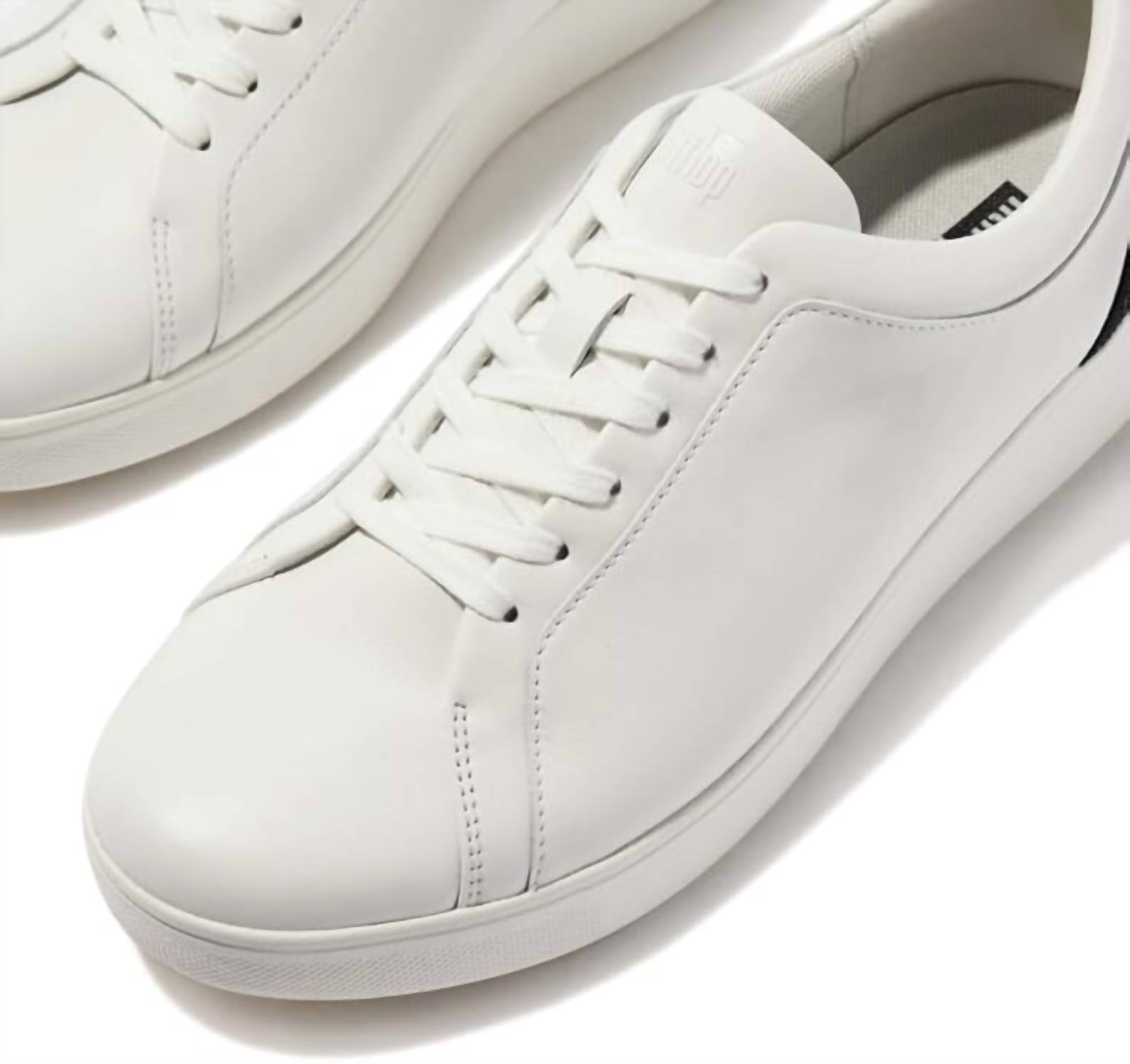 Fitflop - Womens's Rally Crystal Backtab Leather Sneaker