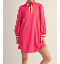 Jodifl Just For Me Dress in hot pink - women's dress - detail view