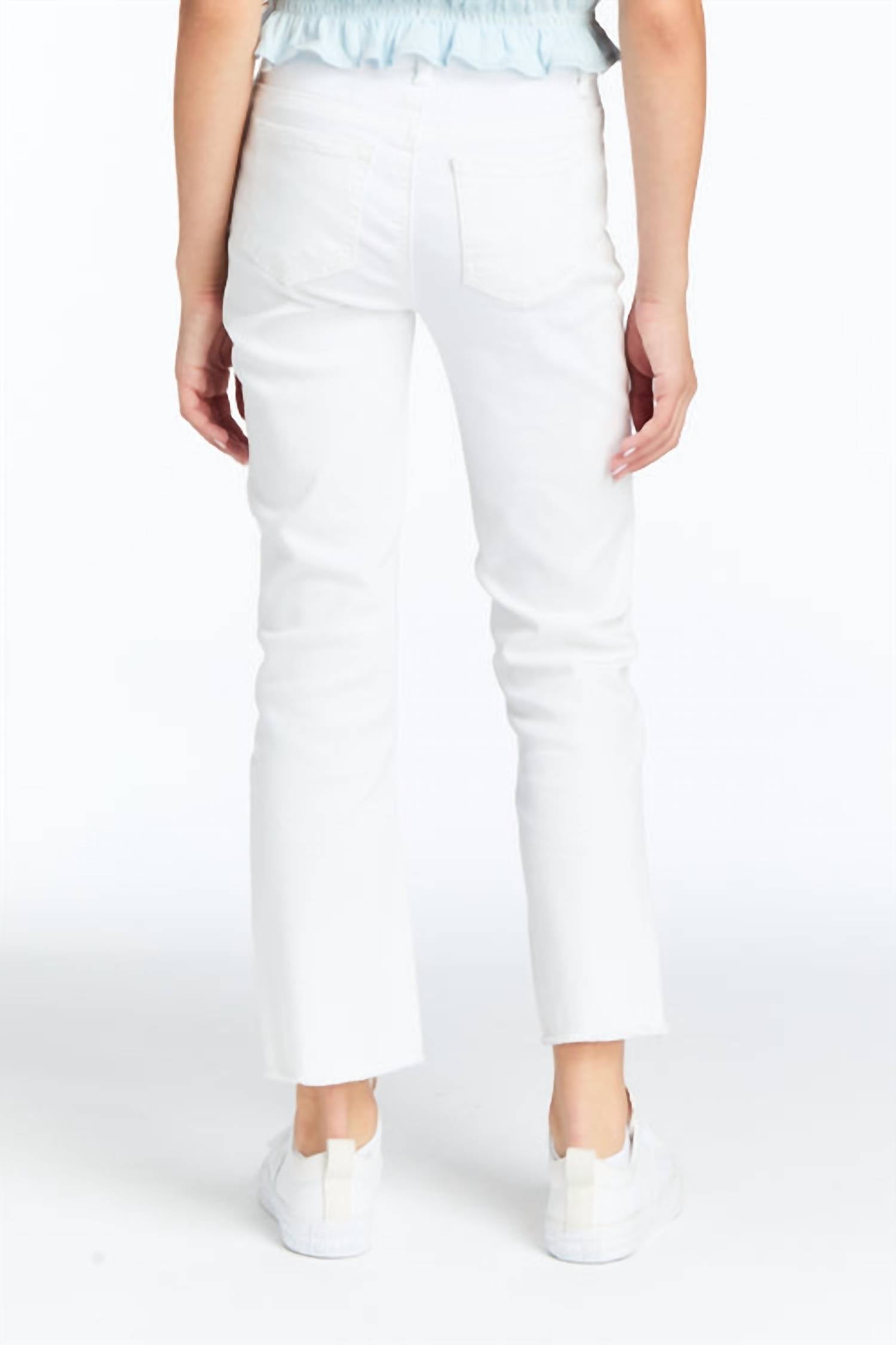 Tractr - High Rise Crop Flare Jeans