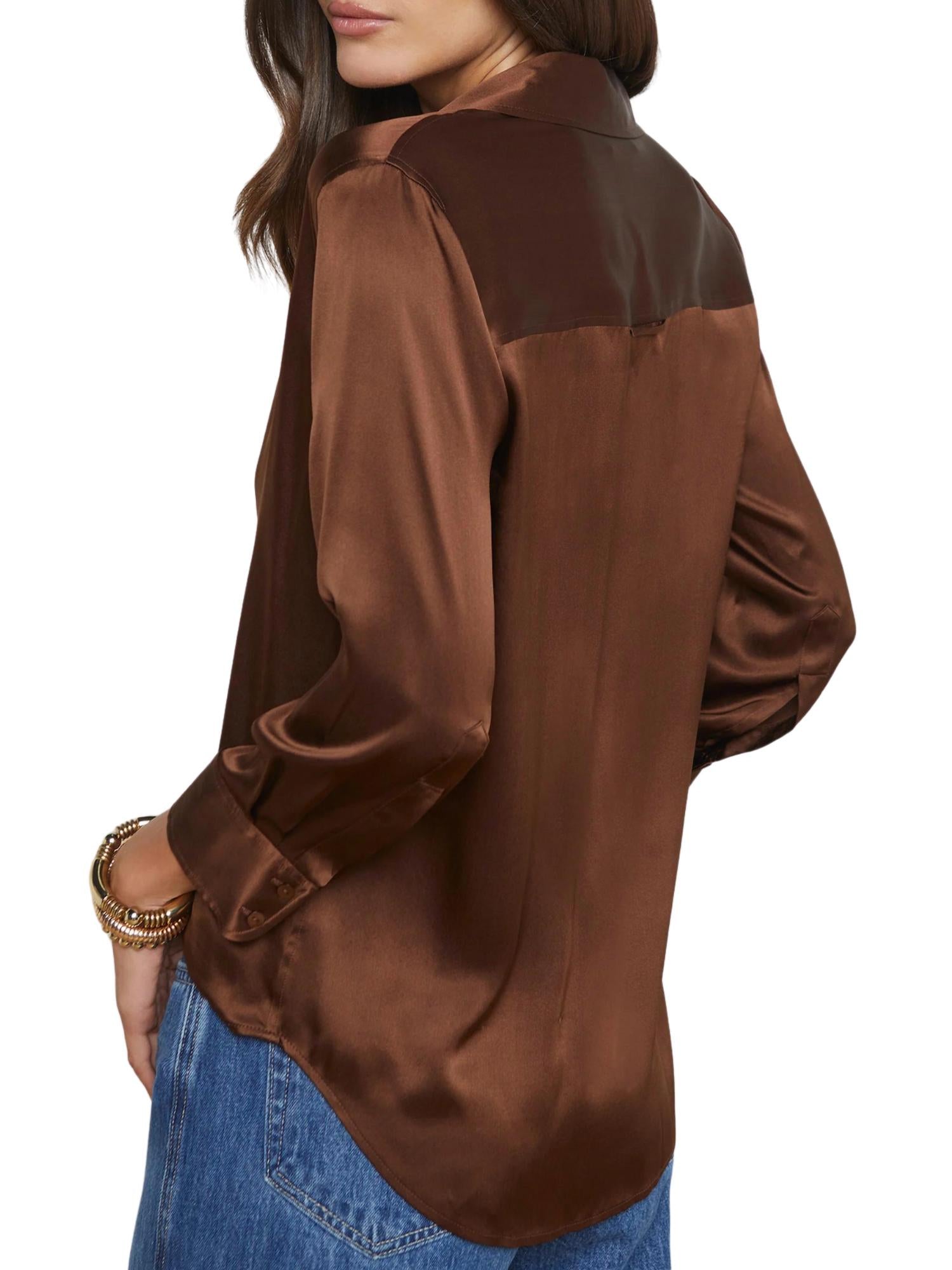 L'Agence - Dani Silk Blouse