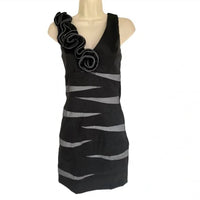 Betsy & Adam - Women's 3-d Flower Cocktail Dress