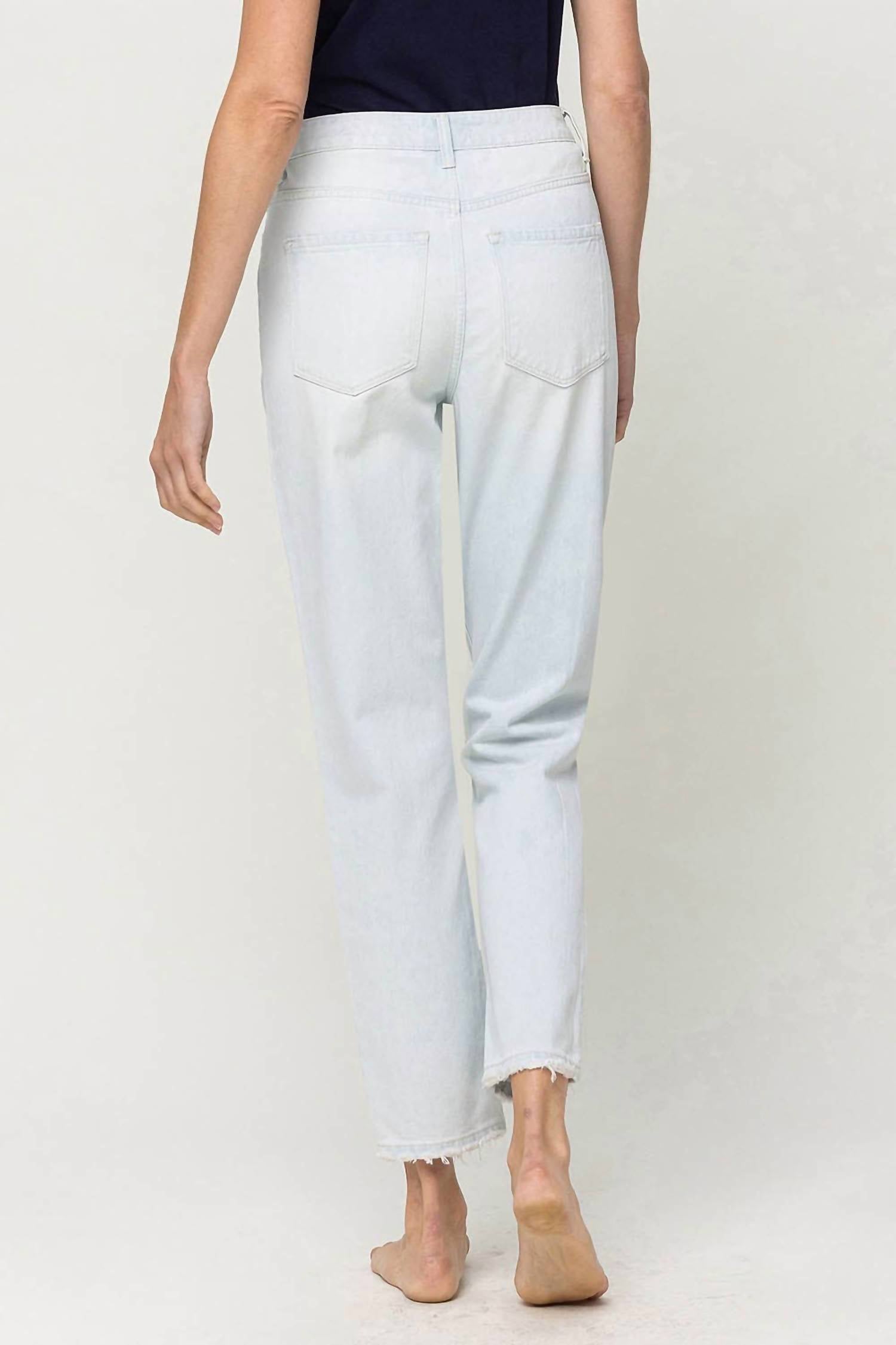 Flying Monkey - Rosa Super High Rise Mom Jeans