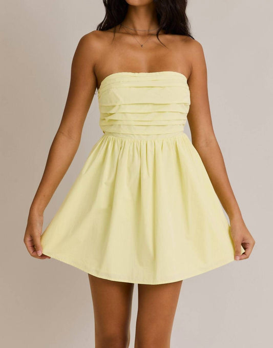 Le Lis - Strapless Mini Dress