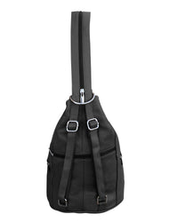 Roma Leathers - Women's Leather Backpack With Multi Compartments