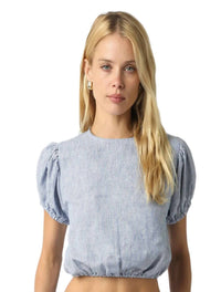 Olivaceous - Aleah Linen Top
