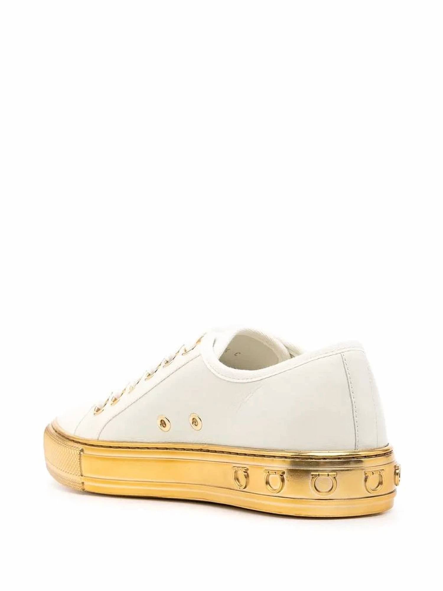 Salvatore Ferragamo - Women's Tully Gancini-sole Sneakers