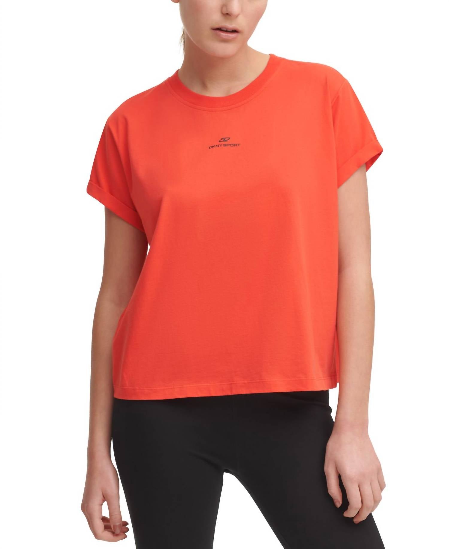 Dkny - Activewear Sport Cotton Logo T-Shirt