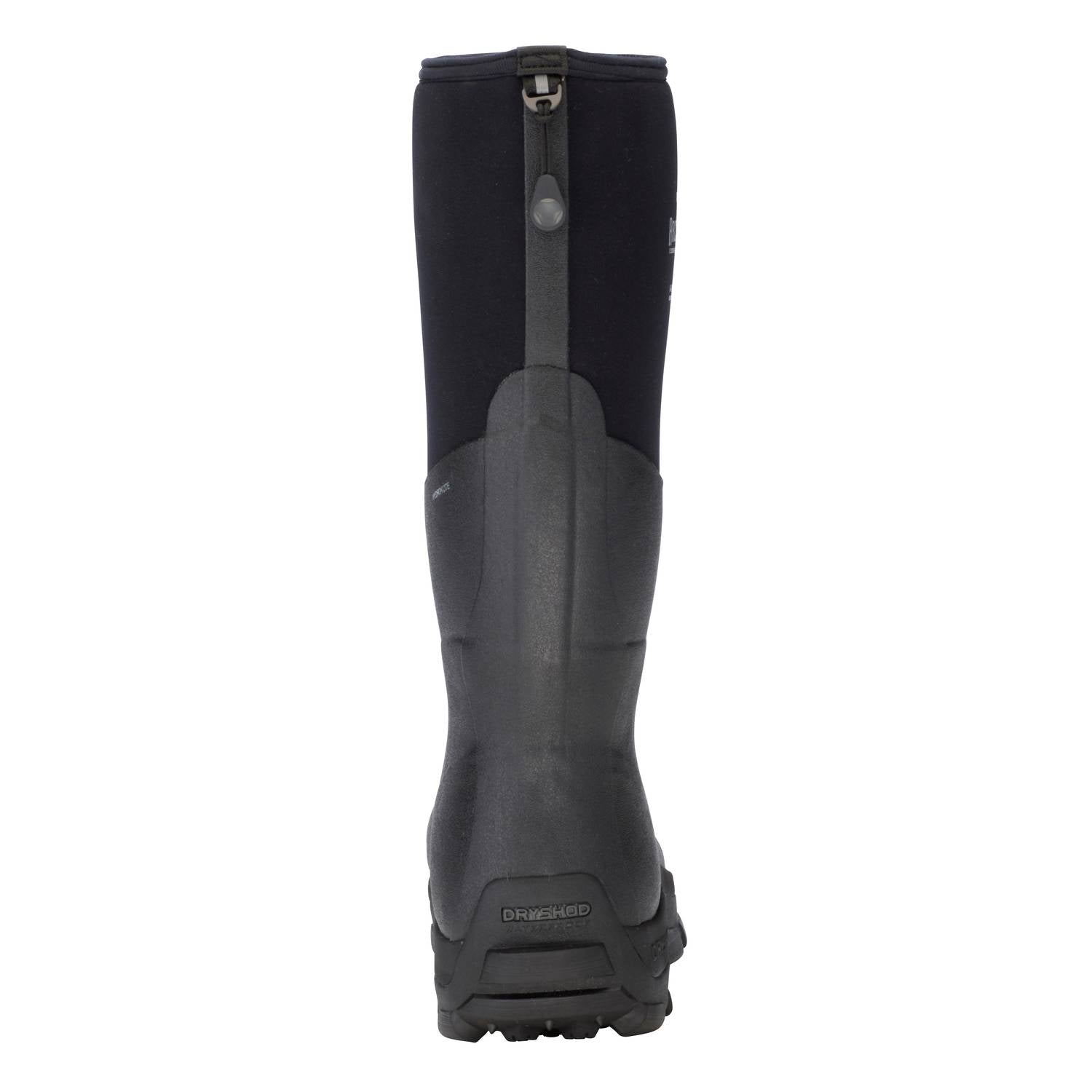 Dryshod Men's Arctic Storm Hi Insulated Waterproof Winter Mud Boot in black - men's shoe - detail view