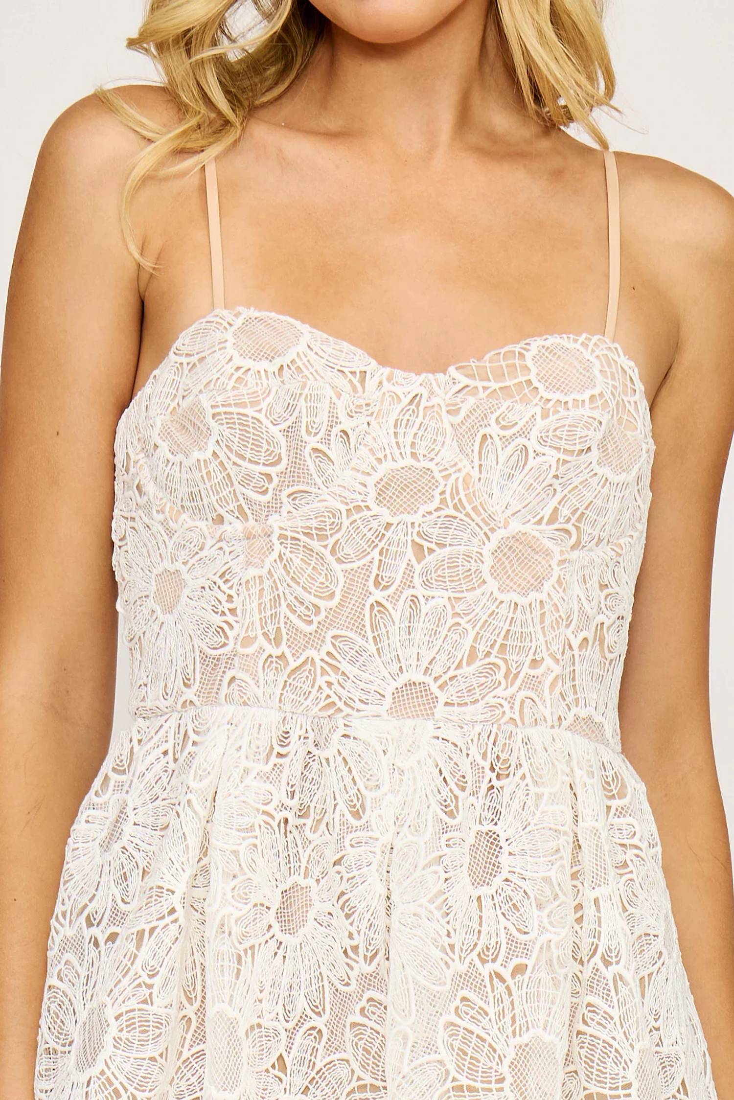 Lucy Paris - Astoria Lace Midi Dress