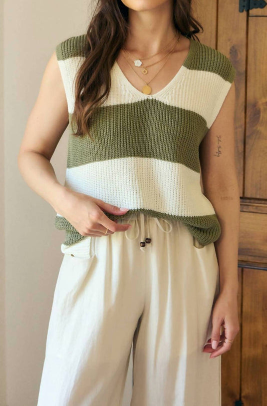 In February - King's Glory Sleeveless Sweater Vest