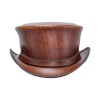 American Hat Makers - Men's Genuine Leather Top Hat