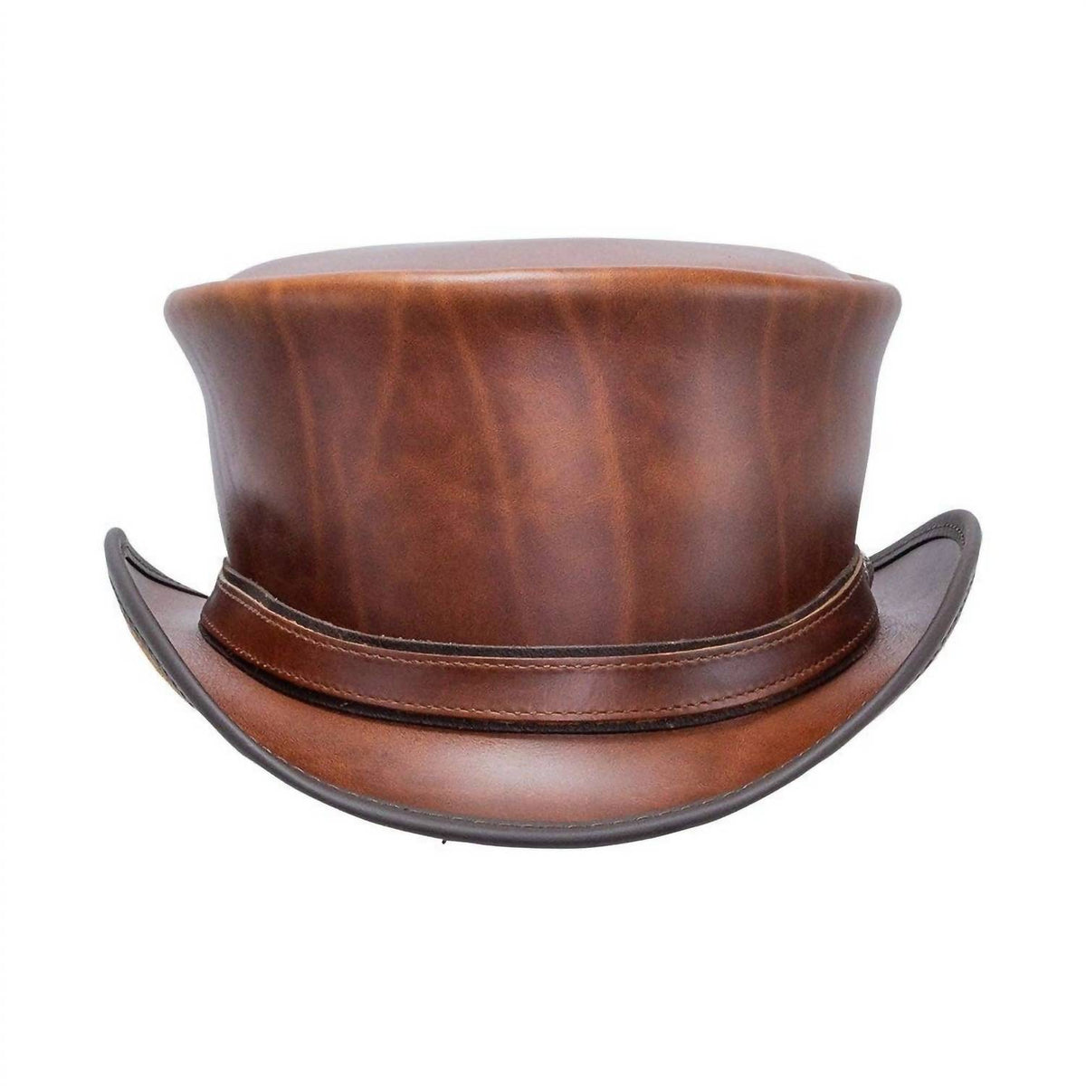 American Hat Makers - Men's Genuine Leather Top Hat
