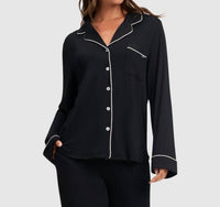 Cozy Earth - Long Sleeve Bamboo Stretch-knit Pajama Top