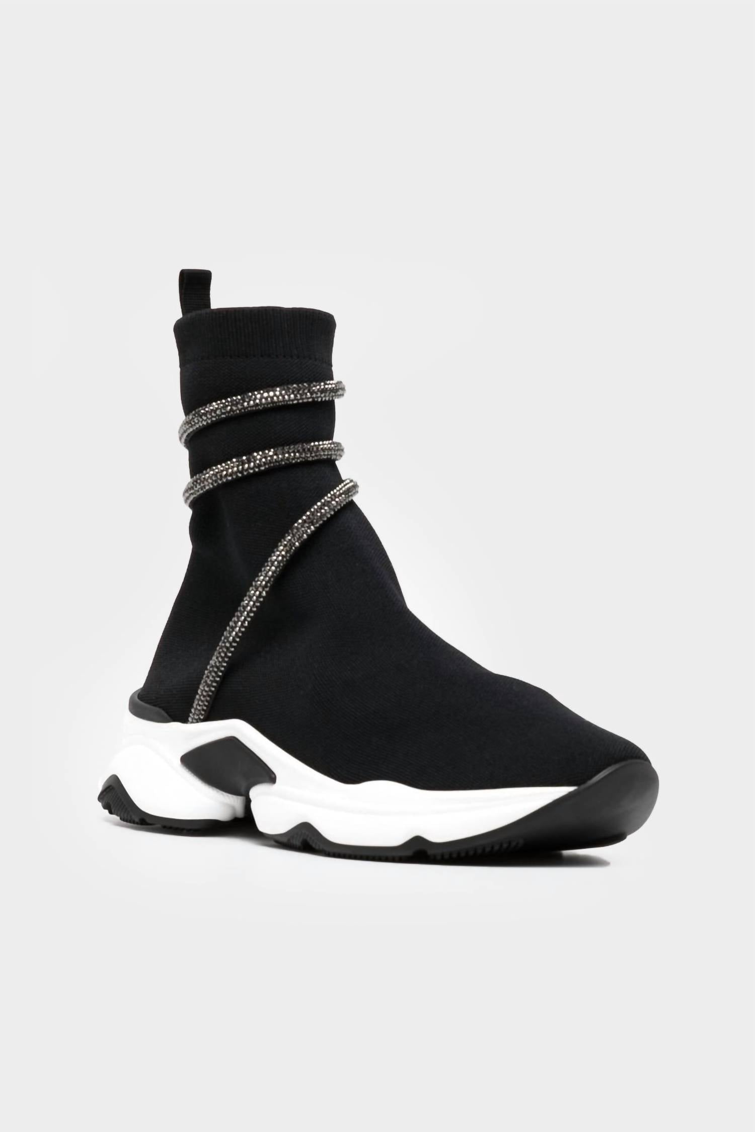 Rene Caovilla - Women's Cleo Crystal Wrap Sock Sneakers