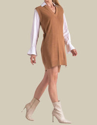 Elan - Sweater V-neck Dress
