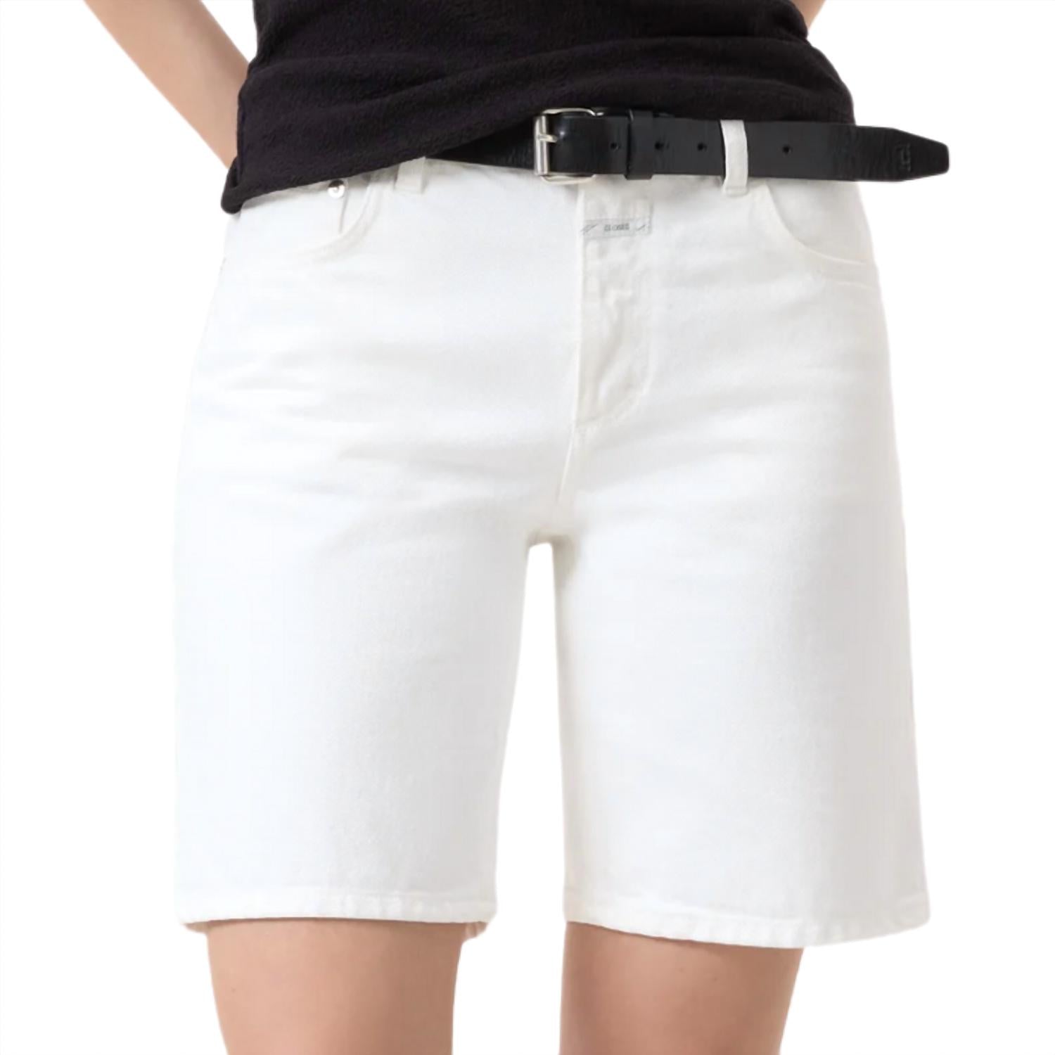 CLOSED Women's Jinnie Shorts in white - women's shorts