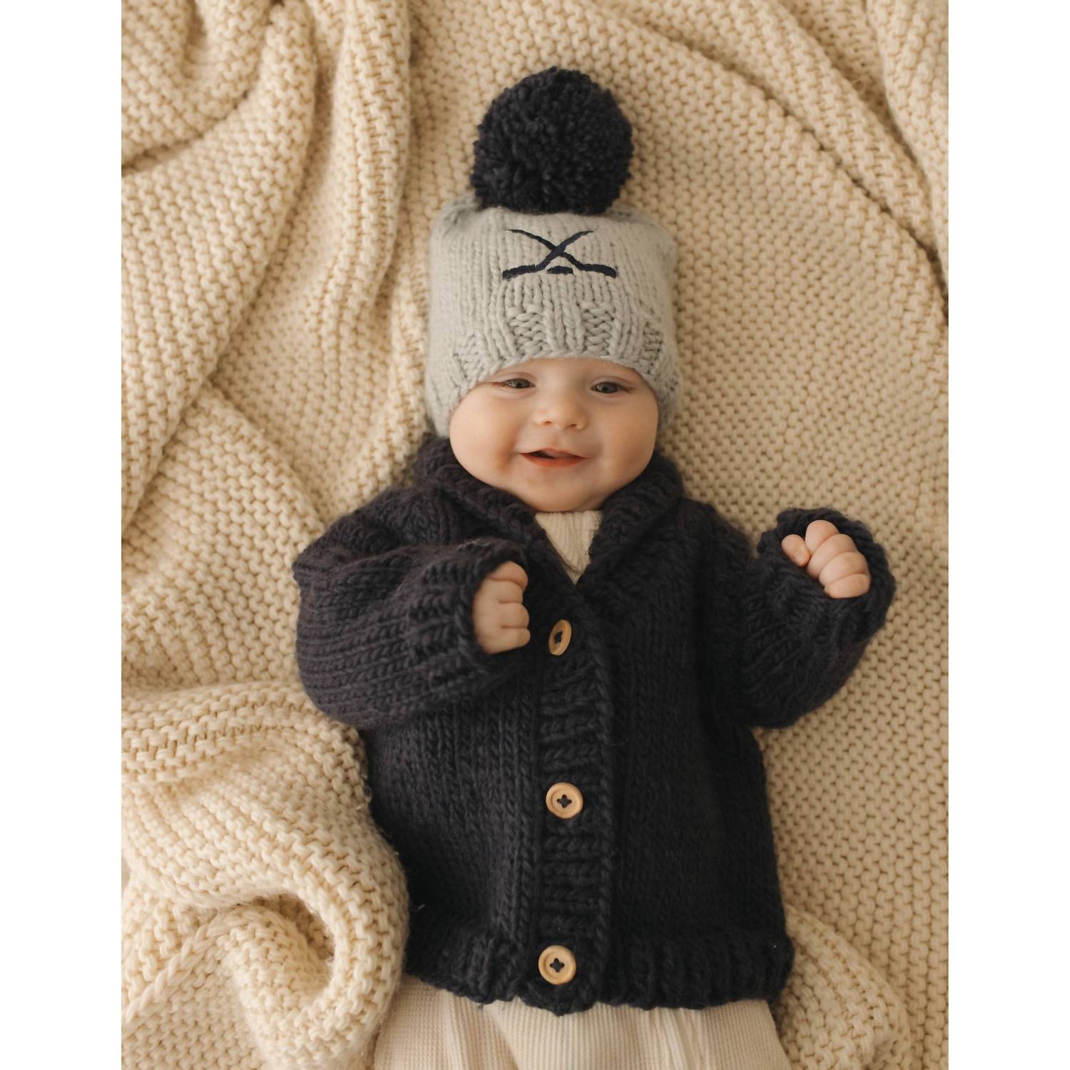 Huggalugs - Shawl Collar Cardigan Sweater